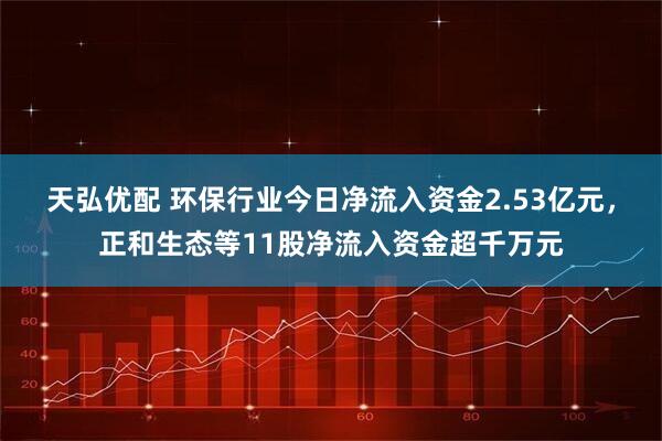 天弘优配 环保行业今日净流入资金2.53亿元，正和生态等11股净流入资金超千万元