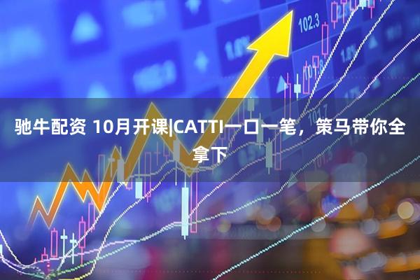 驰牛配资 10月开课|CATTI一口一笔，策马带你全拿下